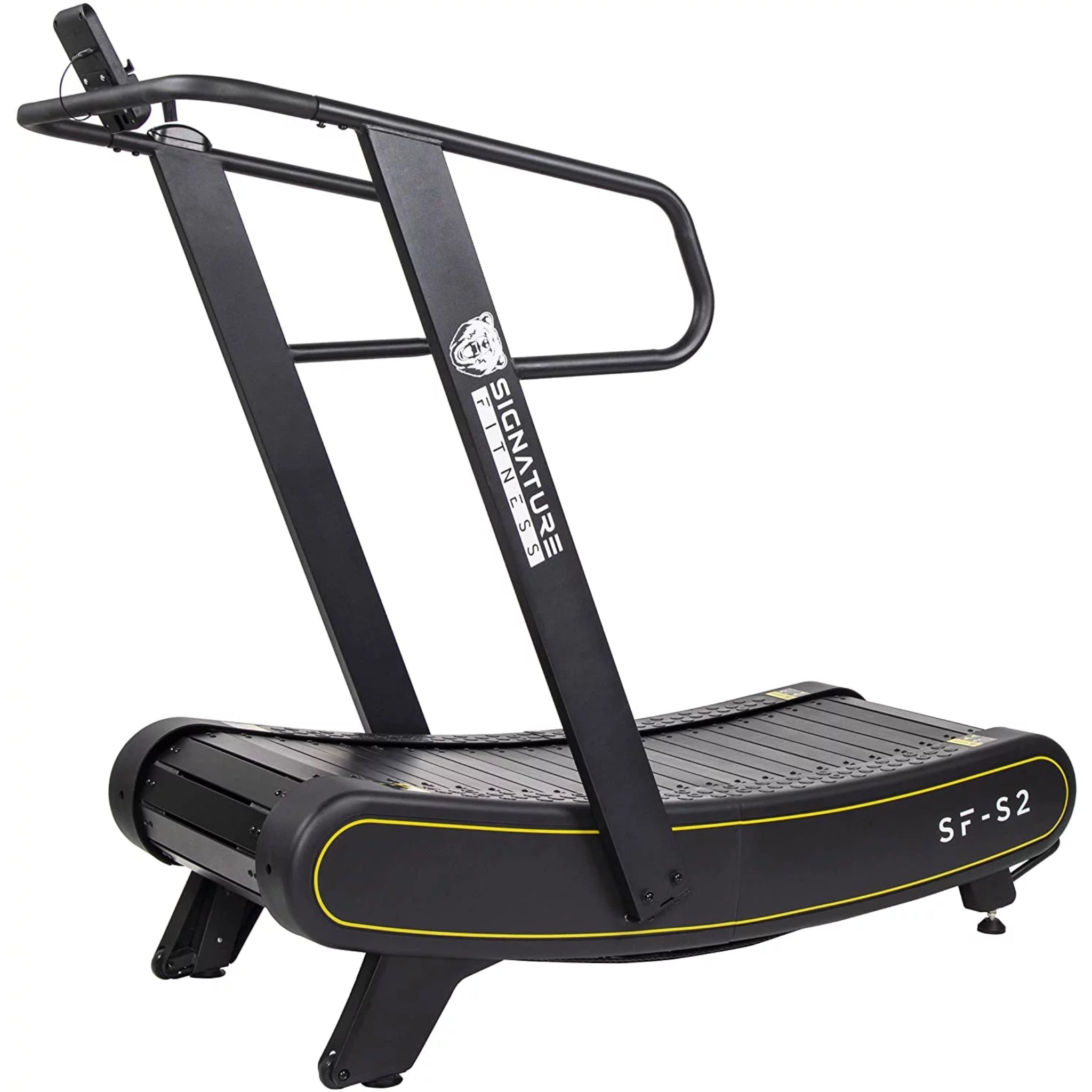 SF-S2 Sprint Demon Curved Manual Treadmill with Adjustable Resistance (300 lb Capacity)