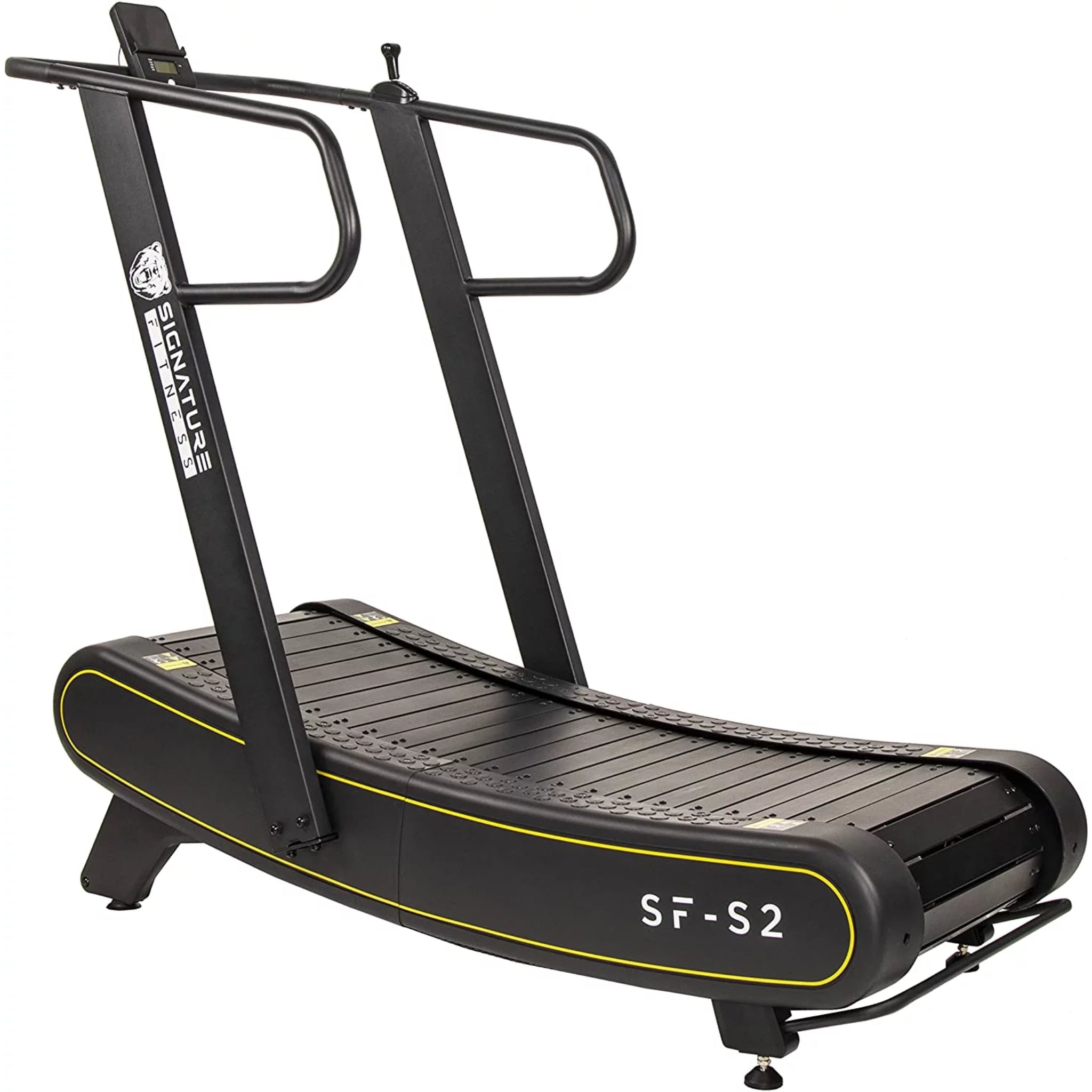 SF-S2 Sprint Demon Curved Manual Treadmill with Adjustable Resistance (300 lb Capacity)