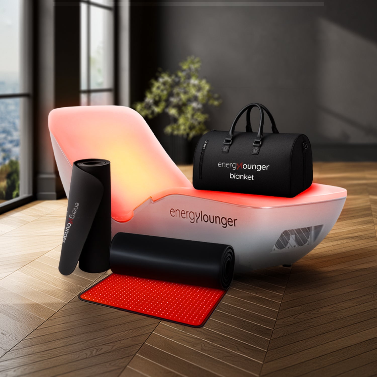 EnergyLounger Full-Body Red & Near-Infrared Light Therapy System + Free Blanket & Consultation