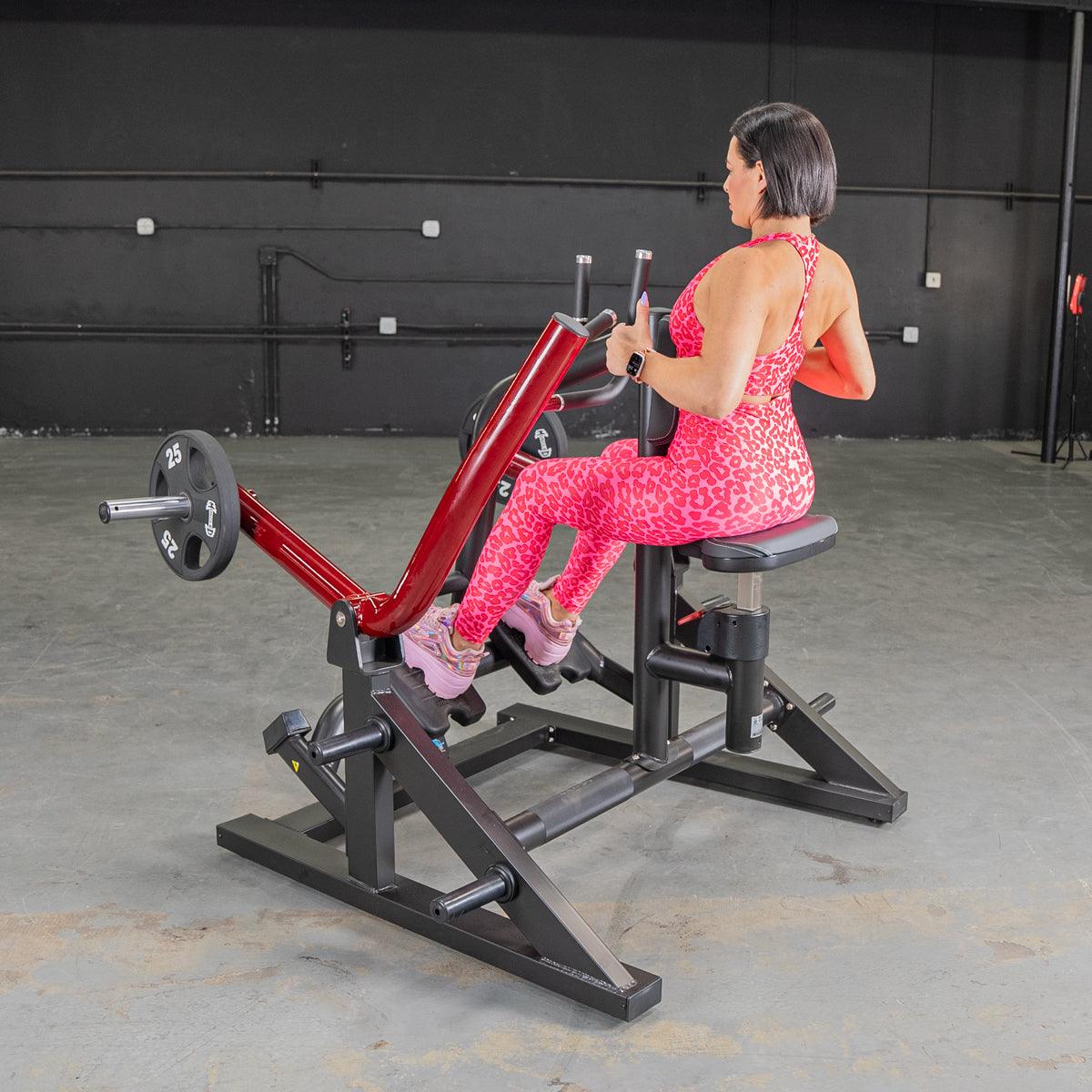 Power Leverage V2 Iso Lateral Seated Row - Muscle D Fitness