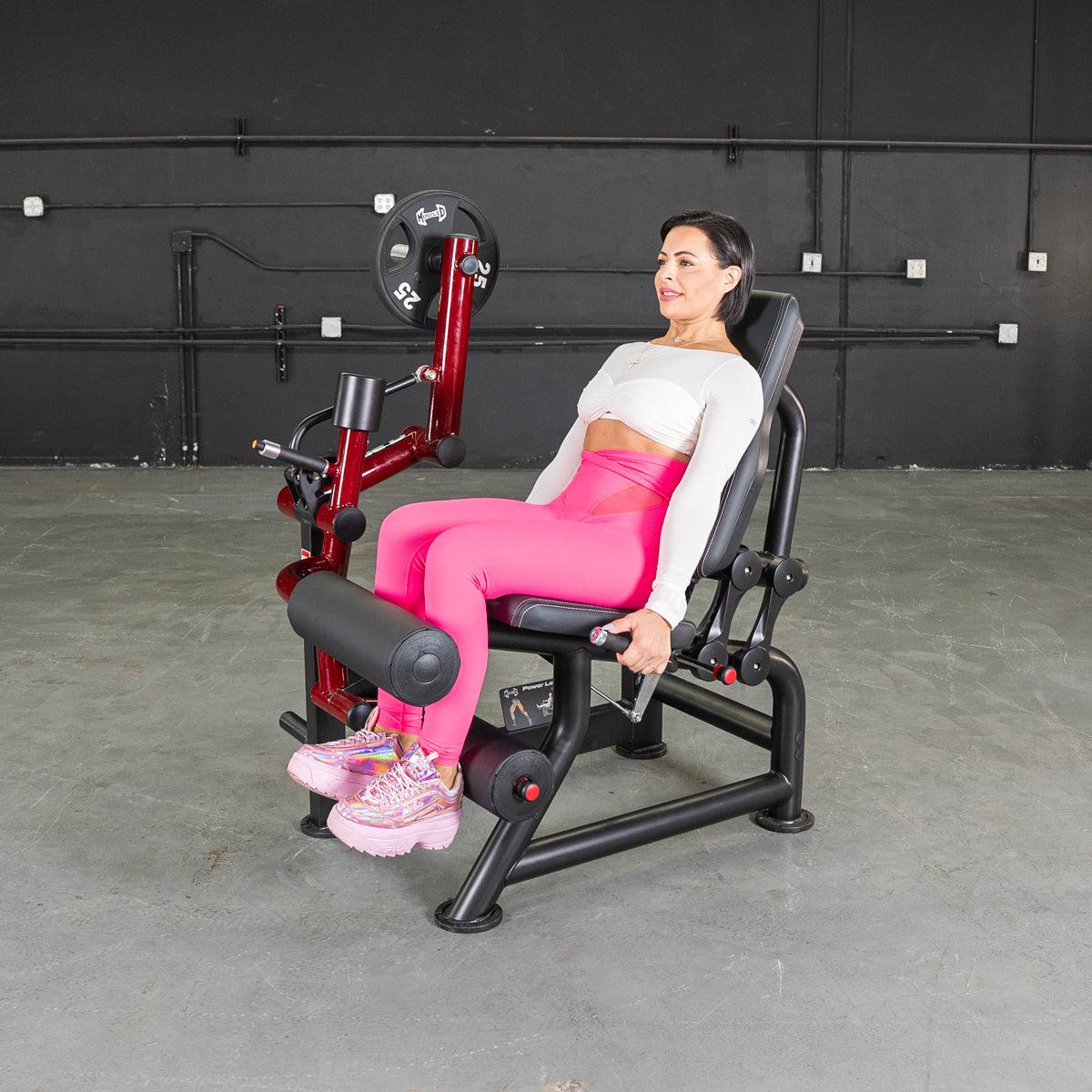 Power Leverage V2 Seated Leg Curl - Muscle D Fitness