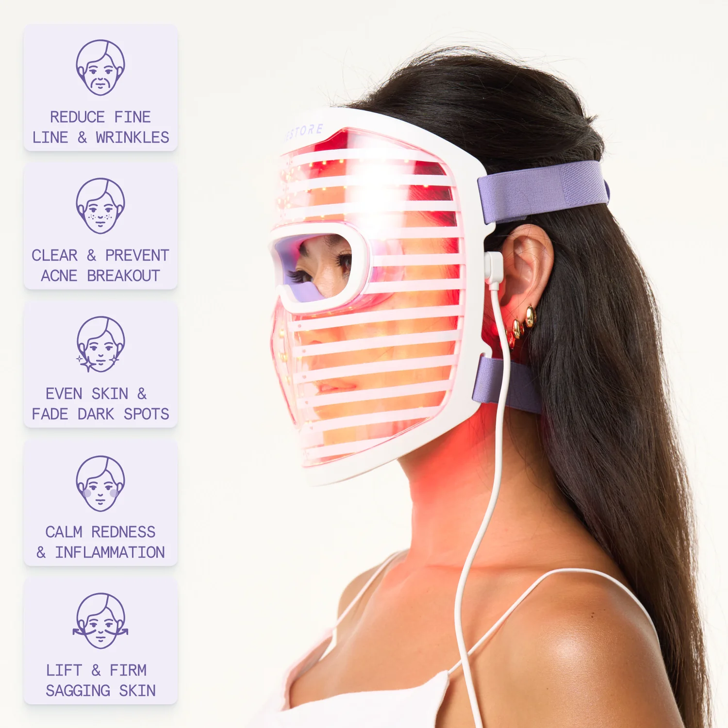 Illumina LED Duo – Full Coverage Face, Neck & Chest Light Therapy System