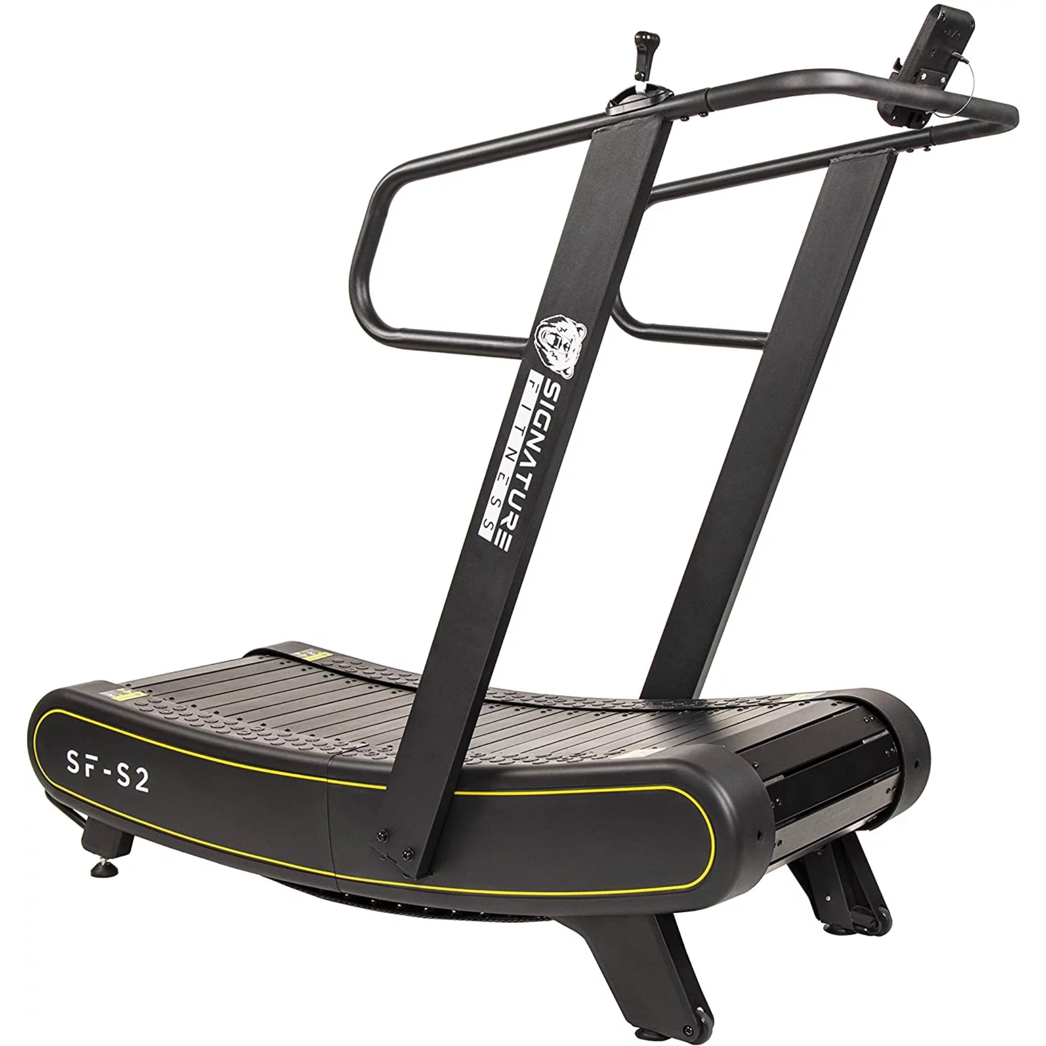 SF-S2 Sprint Demon Curved Manual Treadmill with Adjustable Resistance (300 lb Capacity)