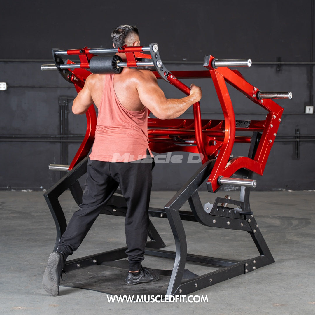 Pro Strength Power Hack Squat | Muscle D Fitness Commercial Gym Machine