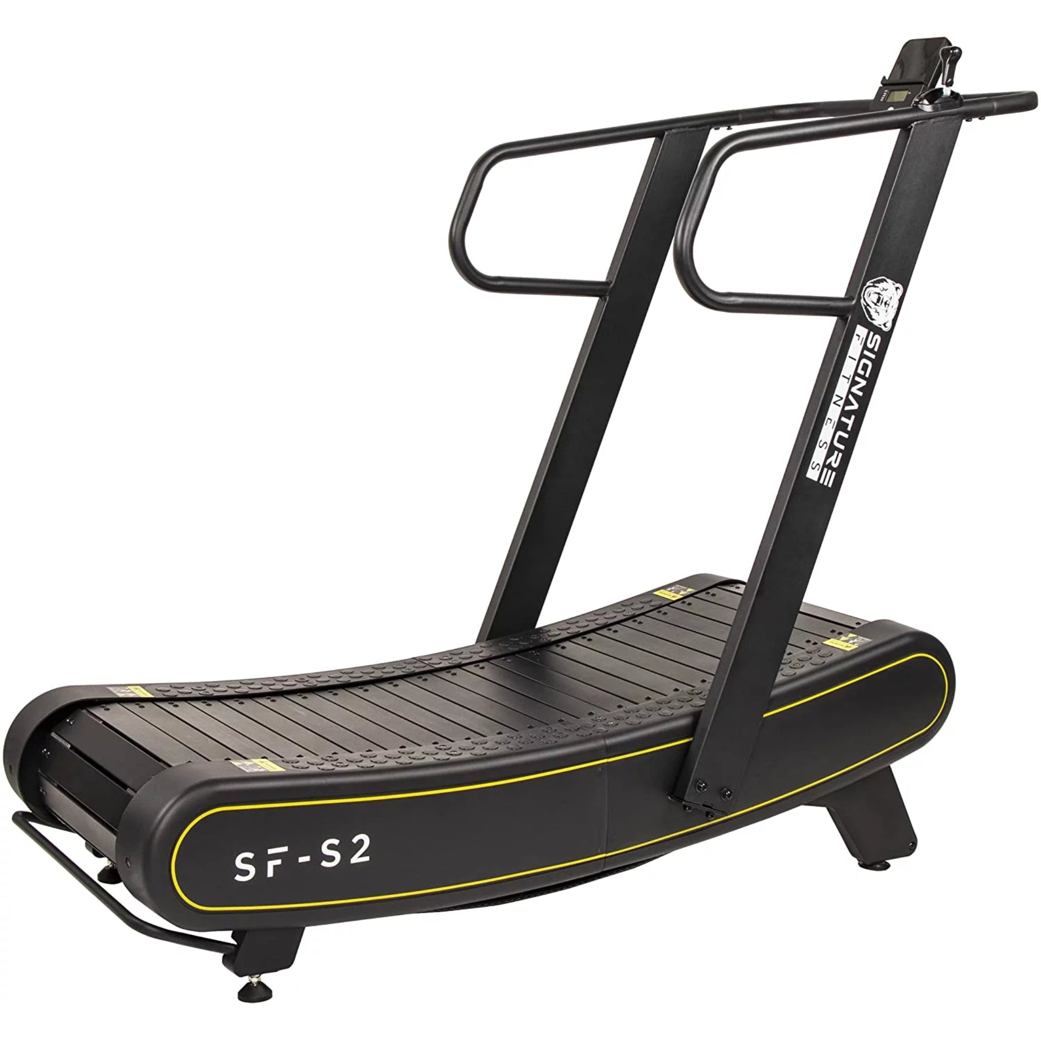 SF-S2 Sprint Demon Curved Manual Treadmill with Adjustable Resistance (300 lb Capacity)