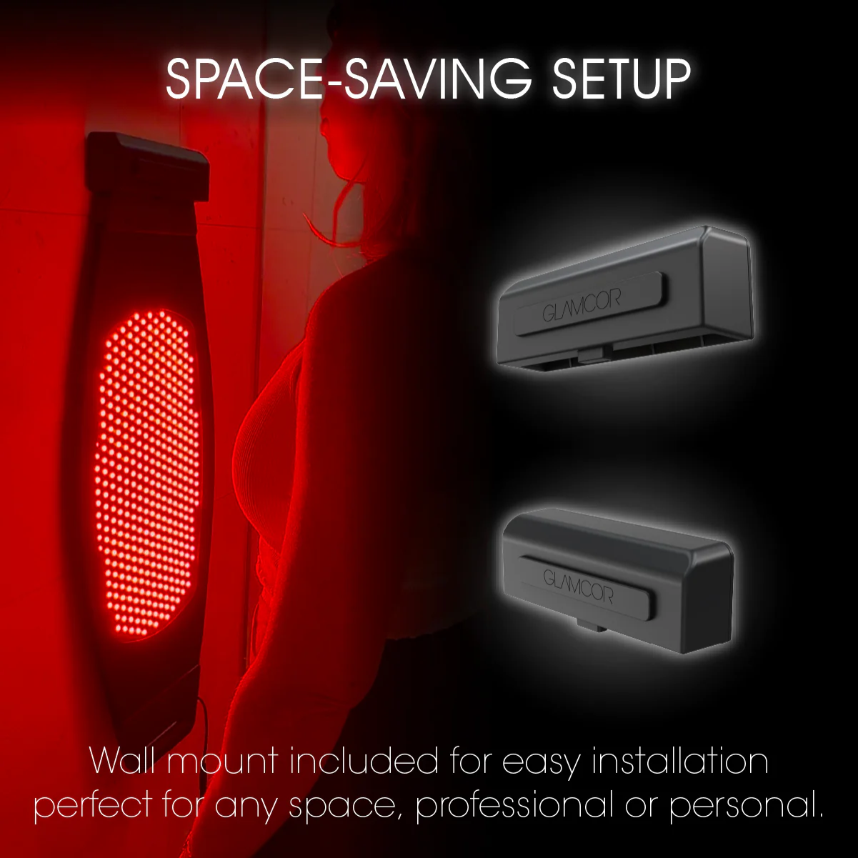 TIME WARP LED Light Therapy Panel – Professional Red, Blue & Infrared Skincare System with Stand