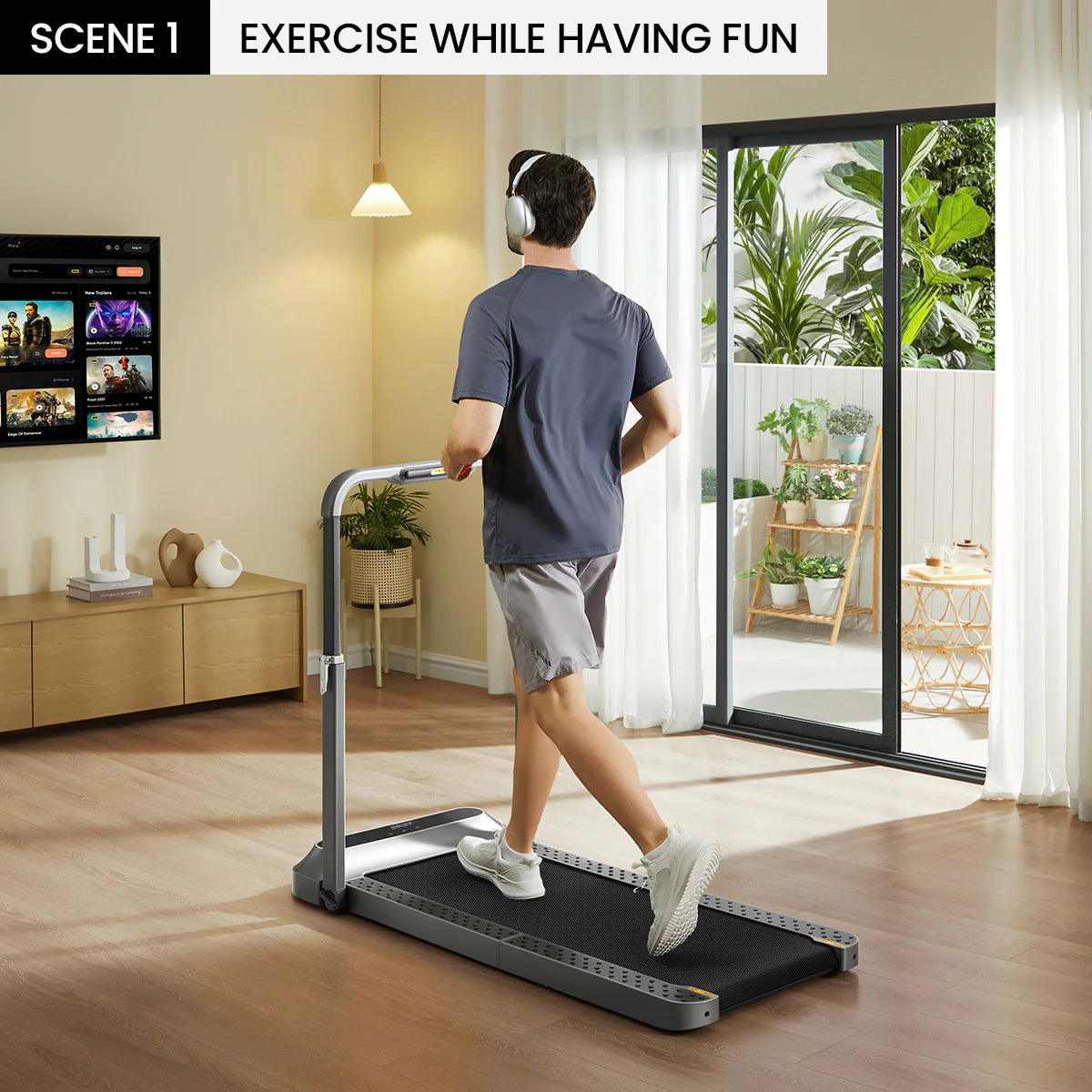 R2 Walk&Run 2IN1 Foldable Treadmill
