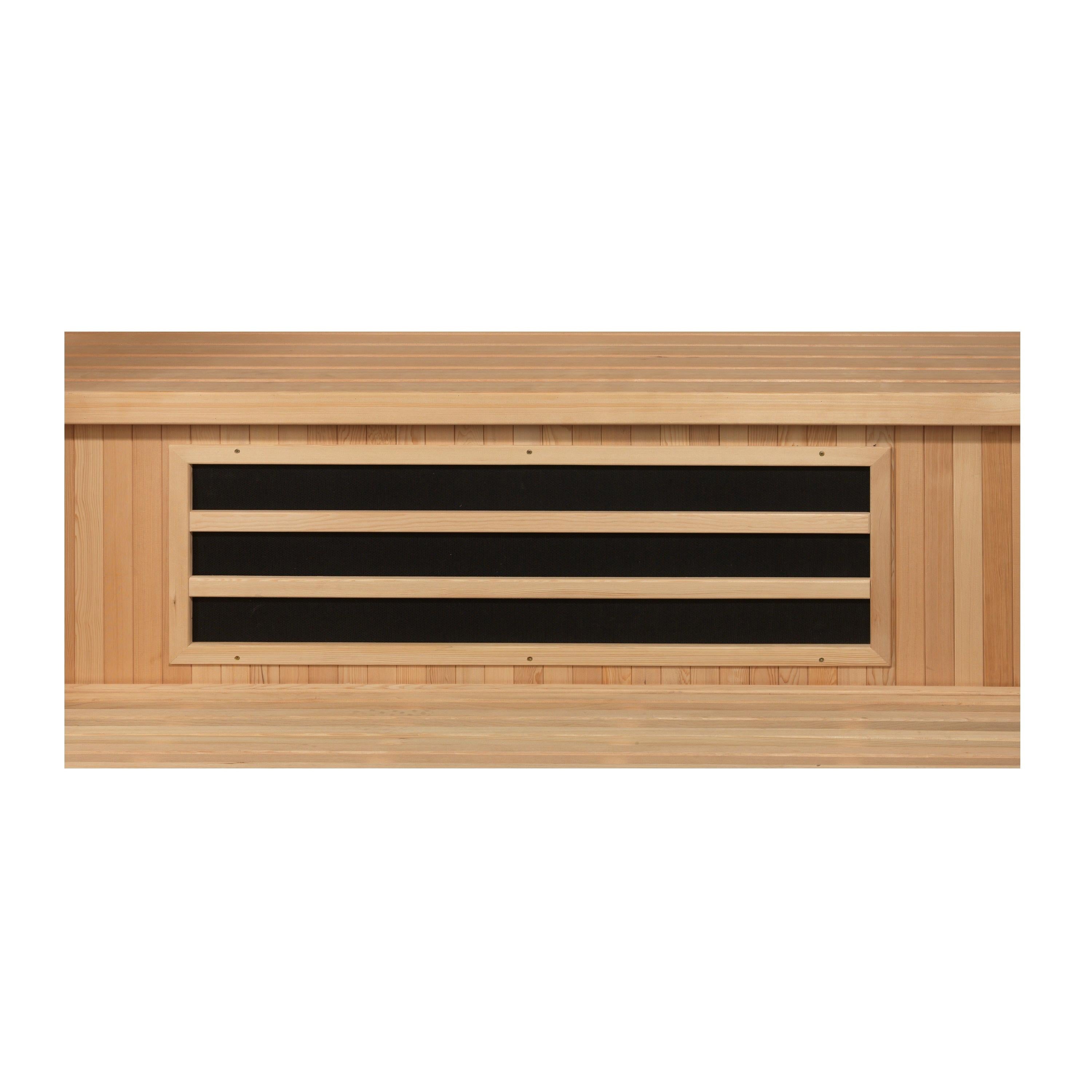 Dynamic "Heming" 2 Person Corner Low EMF FAR IR Sauna (DYN-6225-02)