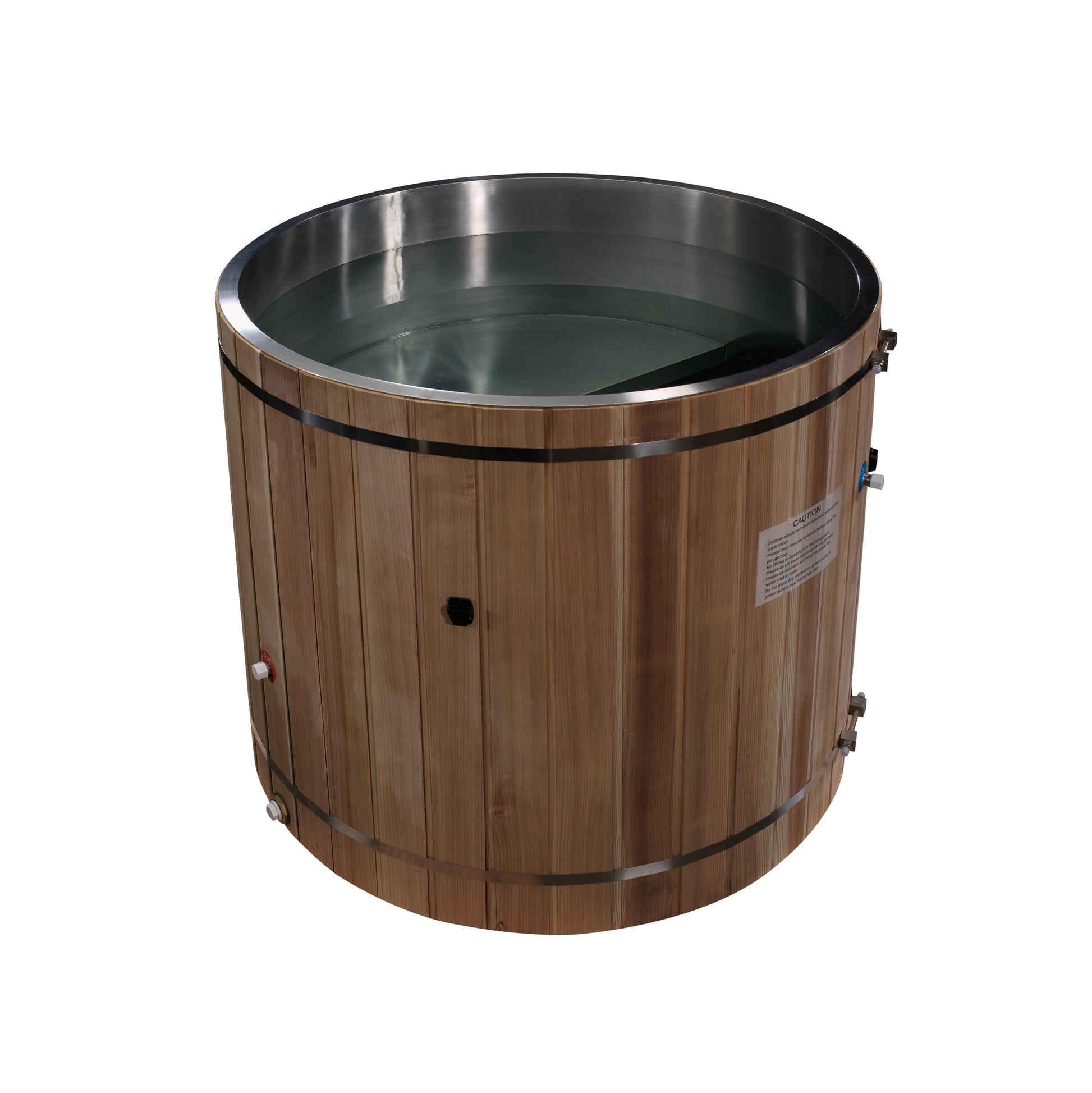 Dynamic Cold Therapy Barrel 304 Stainless Steel Cold Plunge (DCT-B-042-SSPC-34)
