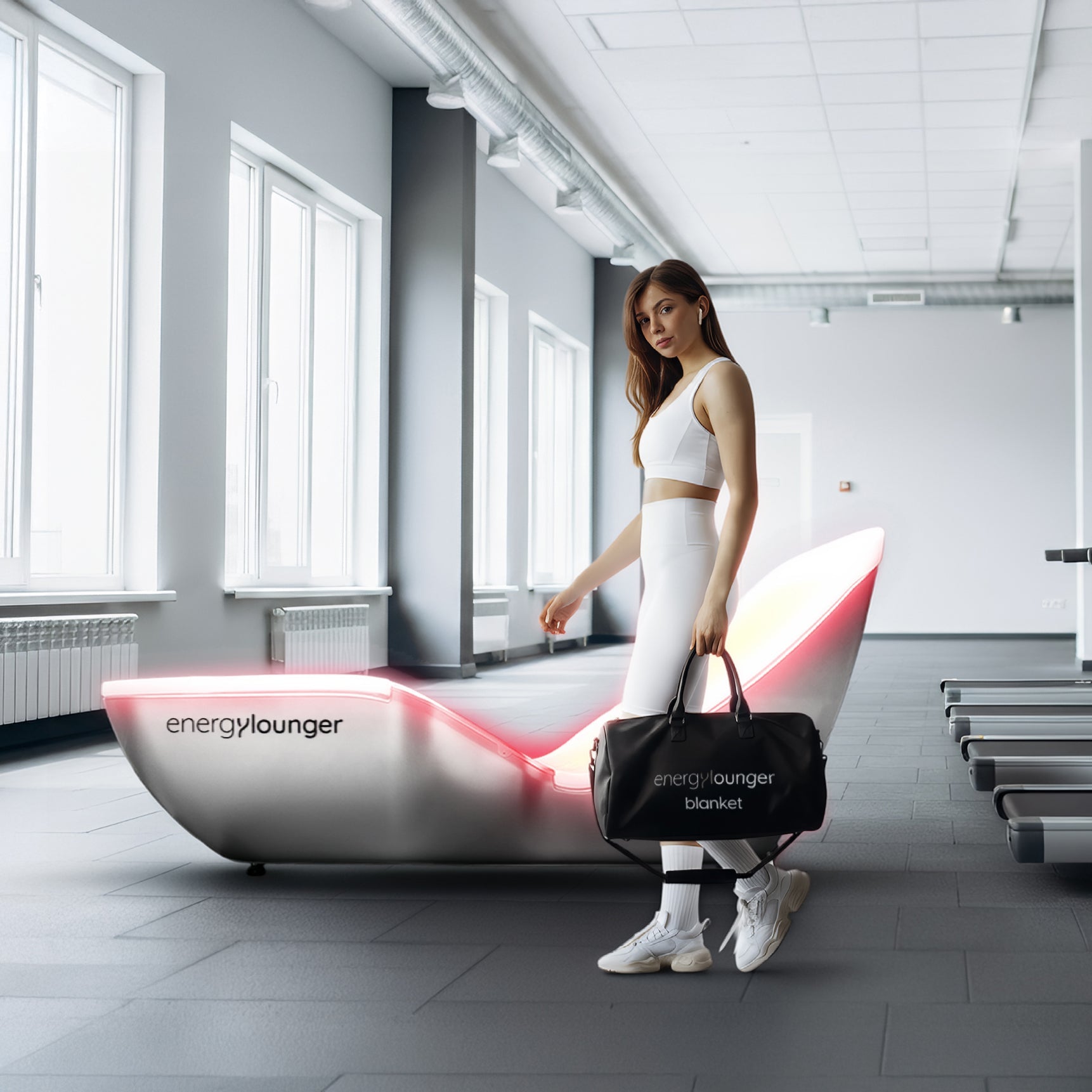 EnergyLounger Full-Body Red & Near-Infrared Light Therapy System + Free Blanket & Consultation