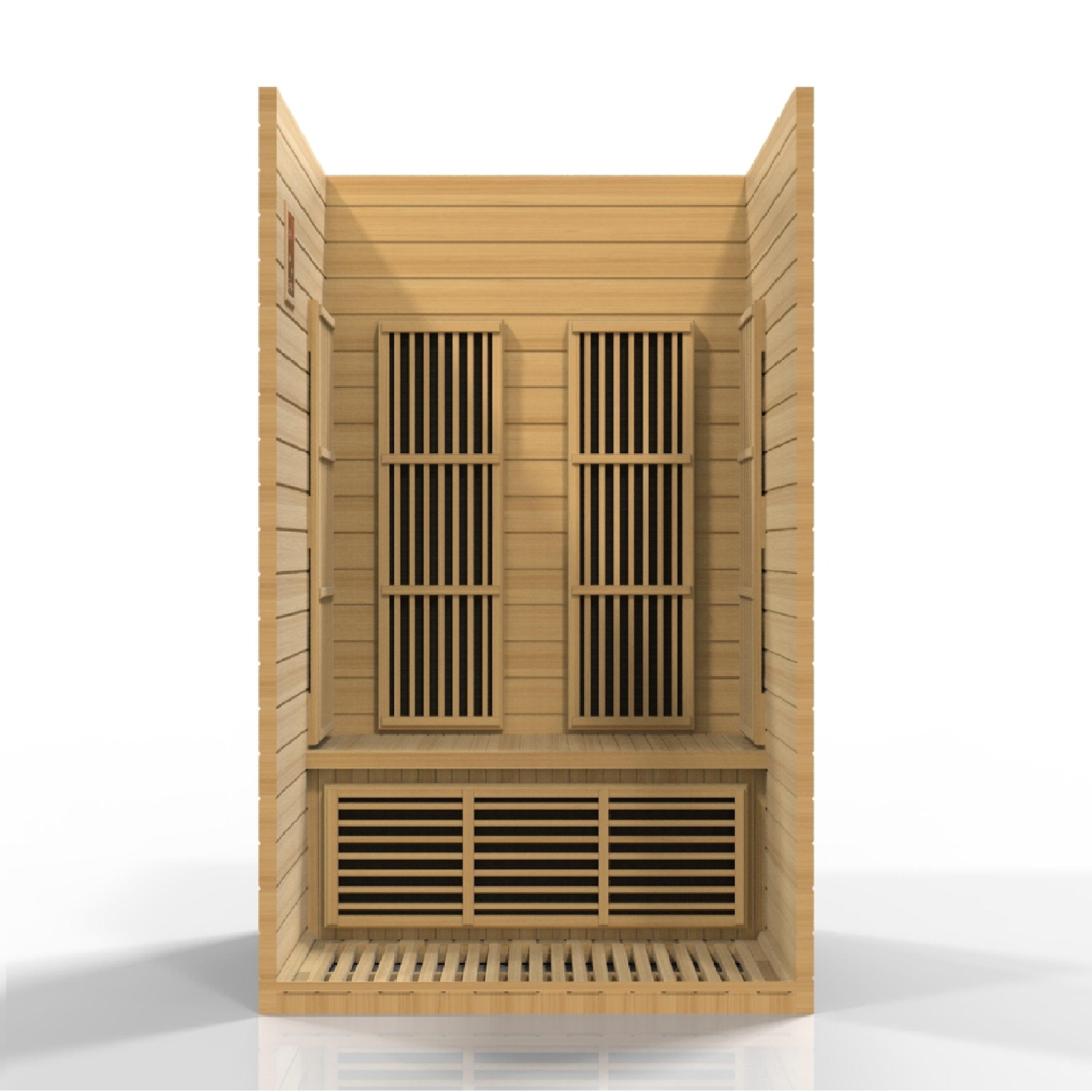 Maxxus "Seattle" 2 Person Low EMF FAR IR Sauna (MX-J206-01)