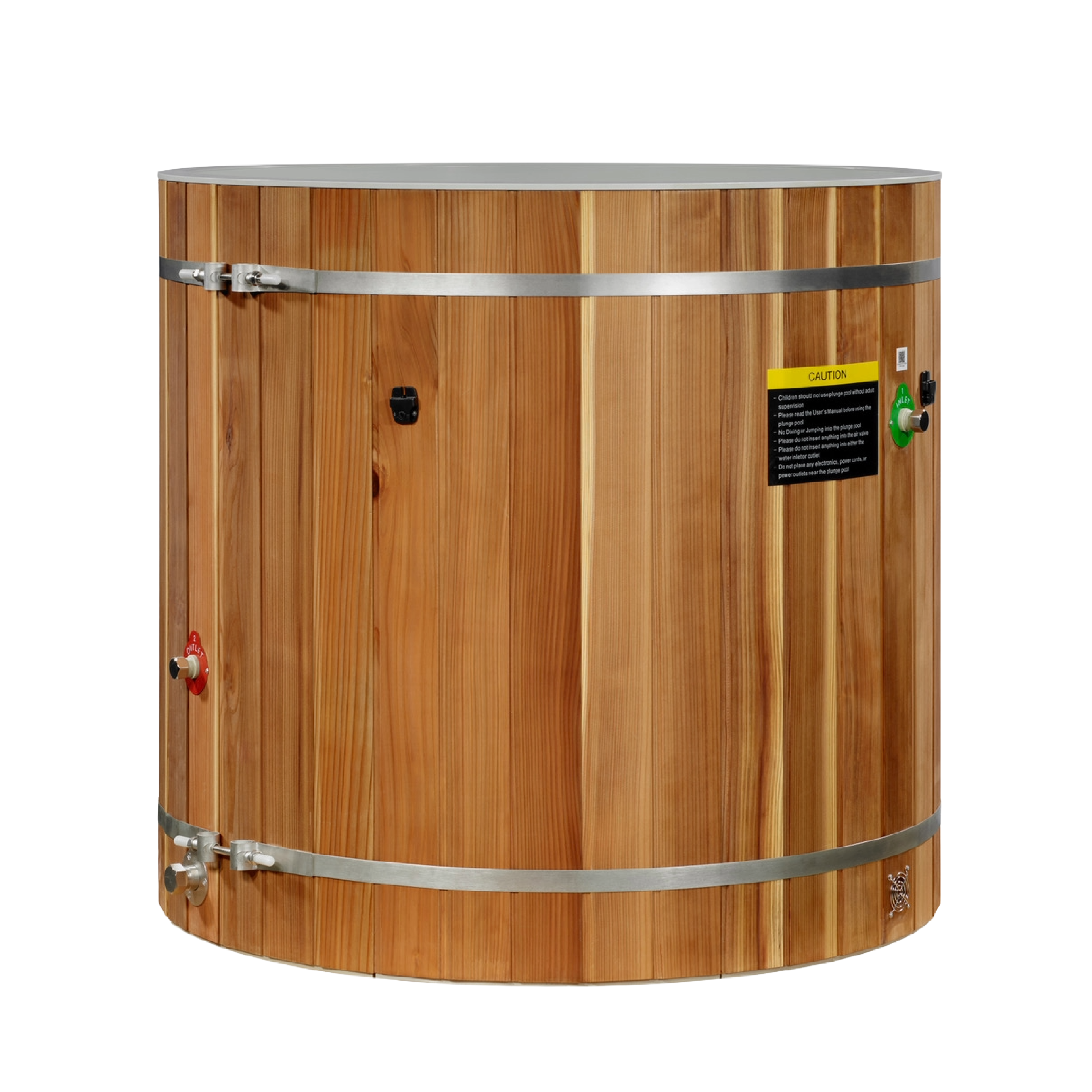 Dynamic Cold Therapy PVC Barrel Cold Plunge