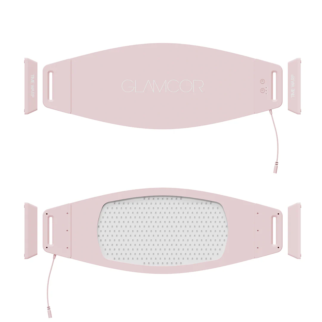 TIME WARP LED Light Therapy Panel – Professional Red, Blue & Infrared Skincare System with Stand